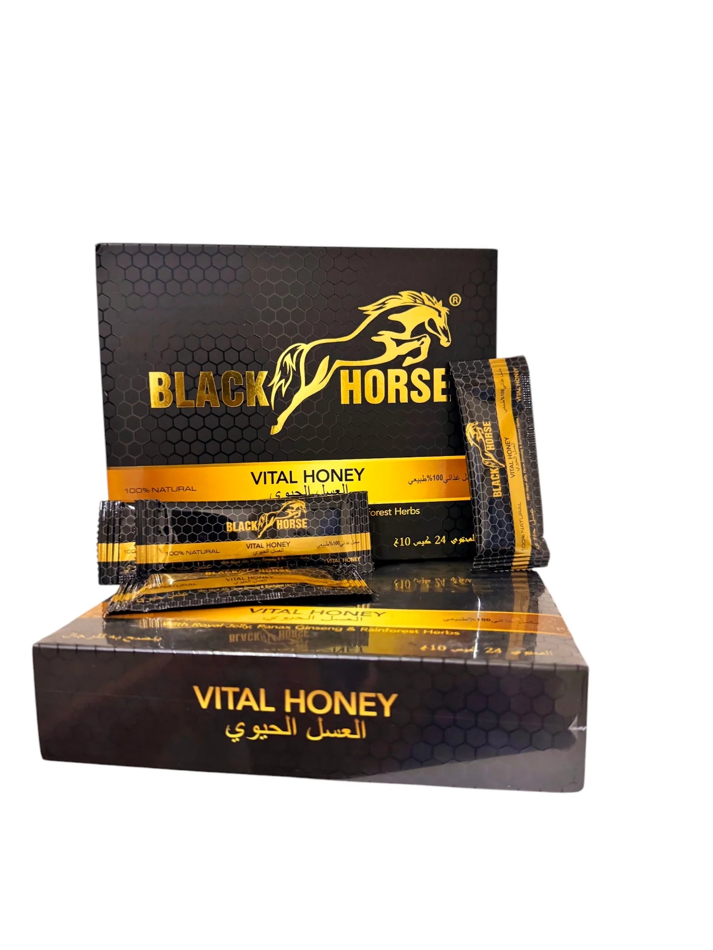 Black Horse Vital Honey 24 stuks
